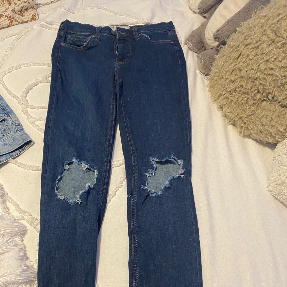 Free people skinny high waisted